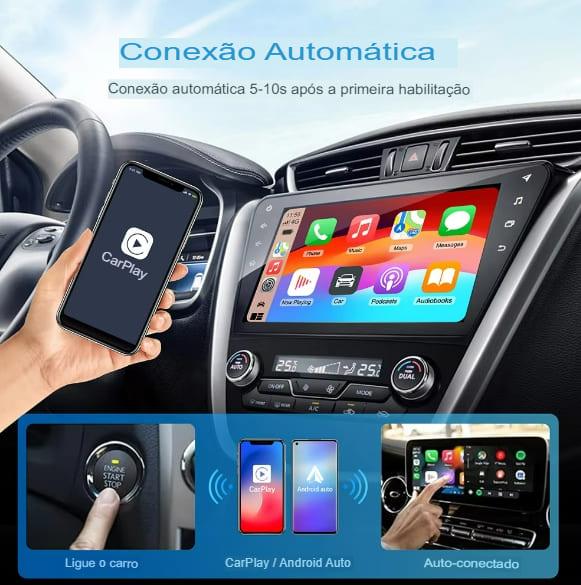 Adaptador Carplay e Android Auto Smart Pro