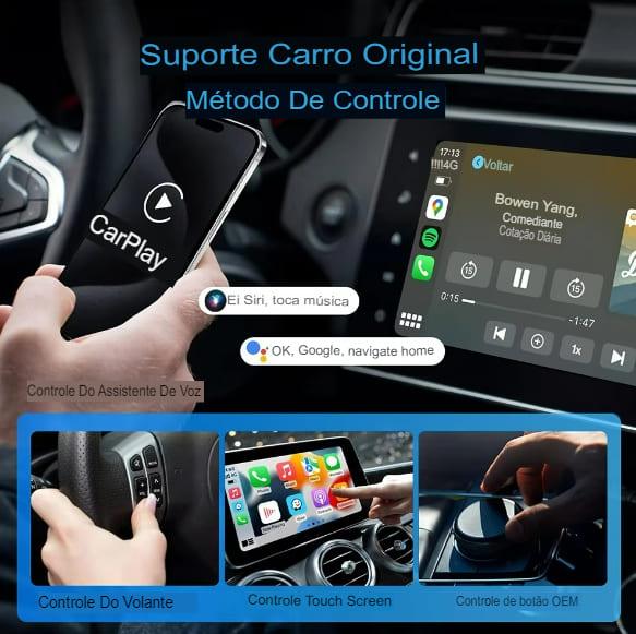 Adaptador Carplay e Android Auto Smart Pro