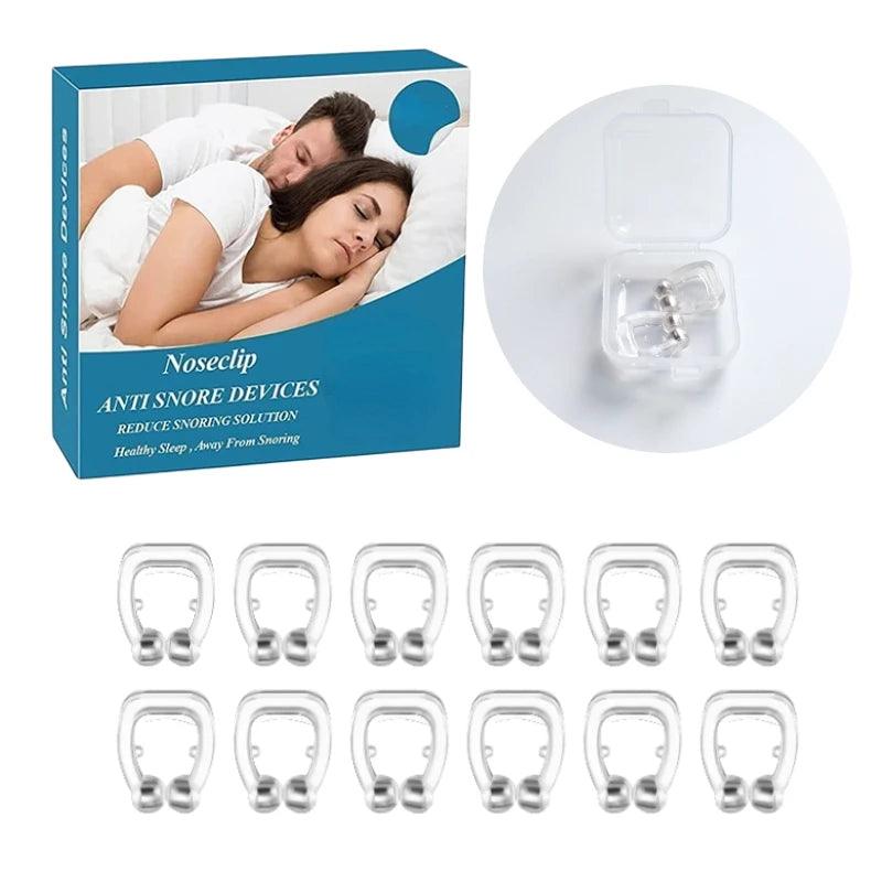 Dispositivo Anti Ronco Clipe Nasal de Silicone para Dormir